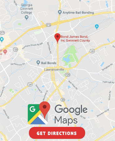 Get Directions to our Gwinnett County Bail Bonds location